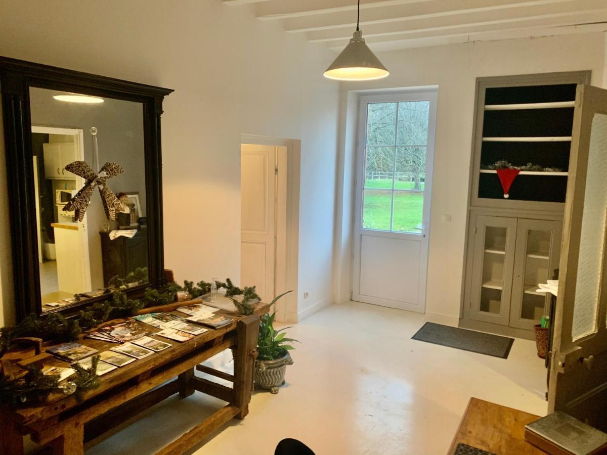 Gite A La Ferme De Sainte Radegonde Lanneray Exteriör bild